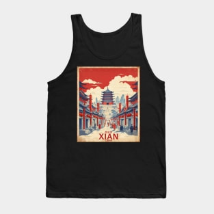 Xi'an China Vintage Travel Retro Tourism Tank Top